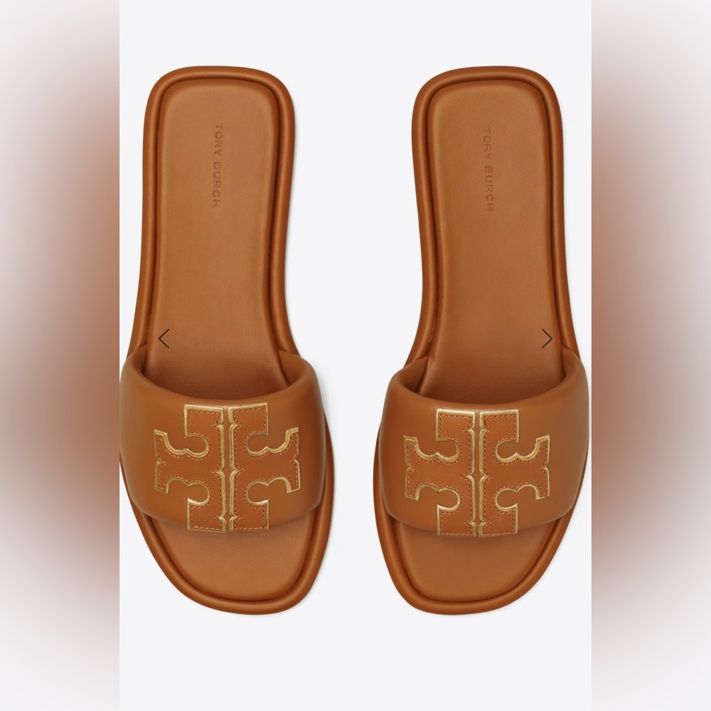 Tory Burch Tan Slide Sandals